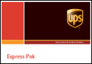 UPS Express Pak