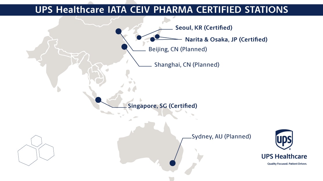 Map of certified facilities