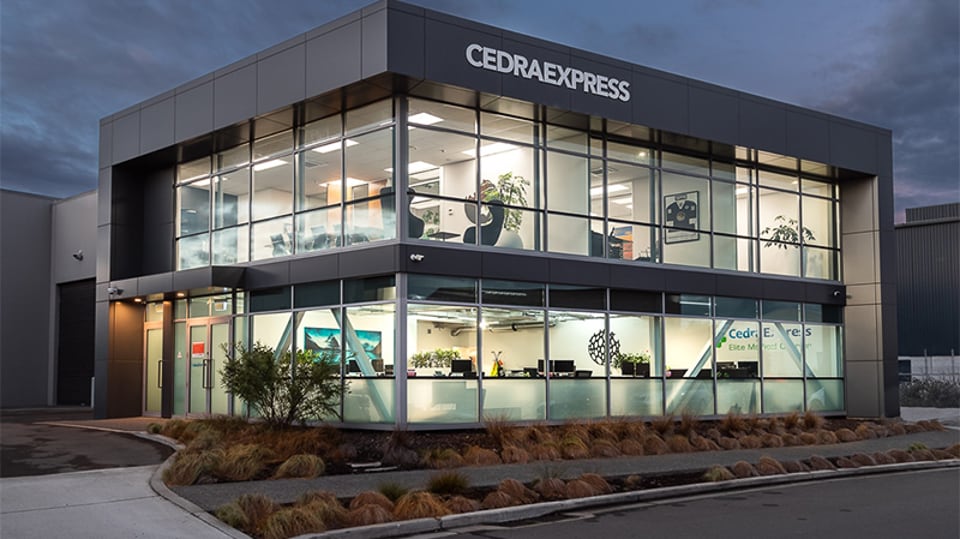 Cedra Express medical logistics building