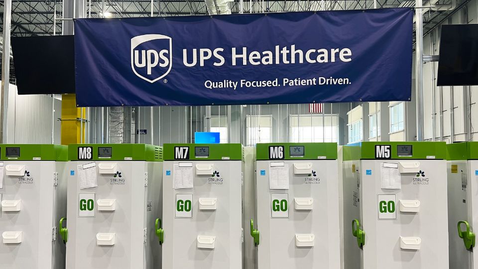 UPS Healthcare Freezer Farm