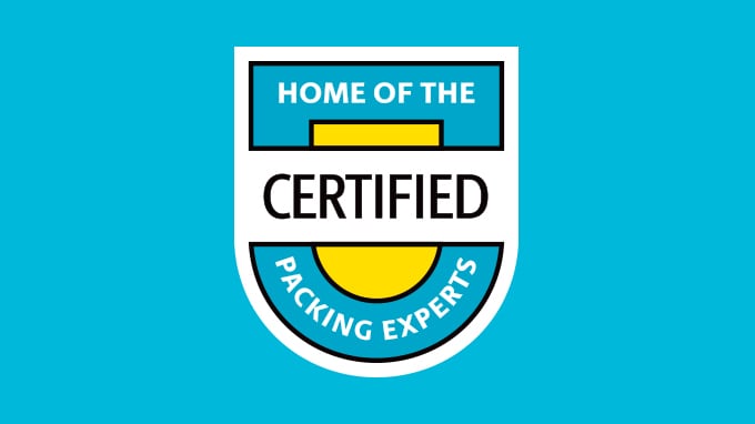 Logotipo que muestra el texto Inicio de los expertos certificados en empaque