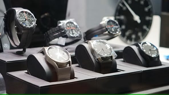 Watches on Display