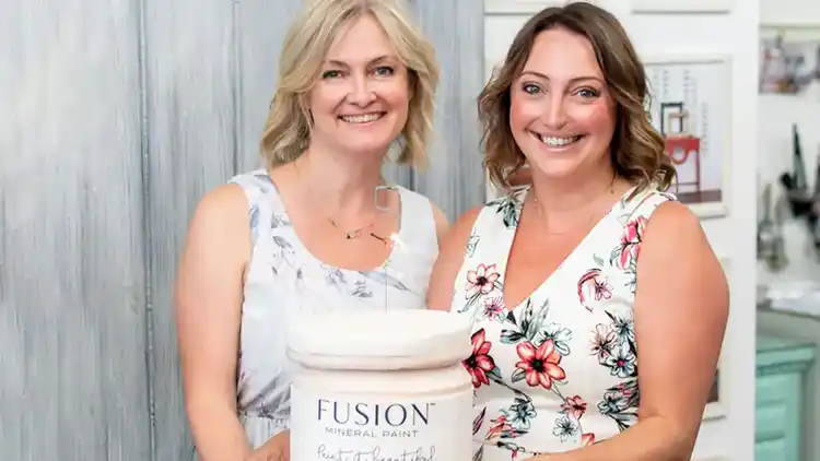 Mother-daughter entrepreneurs who created the Fusion Mineral Paint