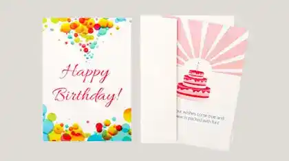 A sample of printable invitations.