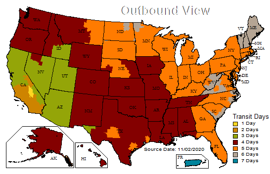 U.S. Ground Maps: UPS - United States