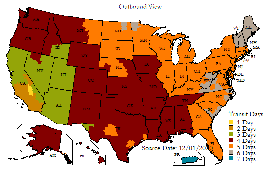 U.S. Ground Maps: UPS - United States