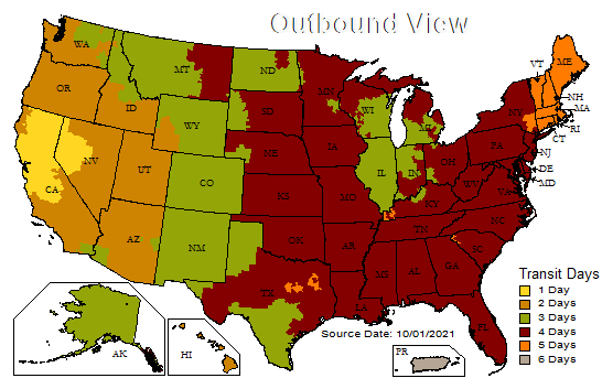 U.S. Ground Maps: UPS - United States